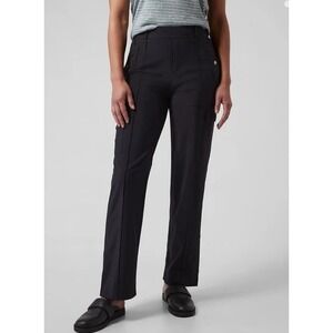 Athleta Vienna Cargo Pant‎ Women's Size 8 Black High Rise Elastic Waist